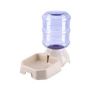JINGYAN Alimentatore Automatico Automatic Pet Cat Feeders 3.8l Plastic Feeders Dog Bowl Water Bottle Large Capacity Food Water Dispenser for Dogs Cat Pet Product(Creamy-White Water)