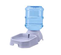 JINGYAN Alimentatore Automatico Automatic Pet Cat Feeders 3.8l Plastic Feeders Dog Bowl Water Bottle Large Capacity Food Water Dispenser for Dogs Cat Pet Product(Marble Gray Water)