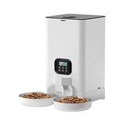 JINGYAN Alimentatore Automatico Feeder for Cats WiFi Smart Stainless Steel Bowl Dog Feeder with Recorder Large Capacity Timed Cat Food Dispense