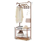 JINGYAN Appendiabiti Coat Rack Hall Tree Entryway Shoe Bench Storage Shelf Organizer Accent Frame