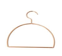 JINGYAN Appendiabiti Gold Metal Simple Design Half Round Belt Scarf Ring Storage Closet Hanger, Fancy Rose Gold Scarf Towel Rack Organizer