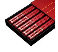 JINGYAN Bacchette High Quality Non-Slip Restaurant Portable Healthy Food Stick For Sushi Chopsticks(Rouge)