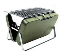 JINGYAN Barbecue Grill BBQ Grills Easily Assembled BBQ Oven Small Barbecue Charcoal BBQ Grill Portable BBQ Stove Grill for Outdoor Camping Hiking Home(Green)