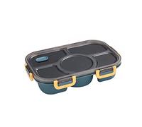 JINGYAN Bento Box 3/4/5Grids Lunch Box Bento Containers For Adult Picnic Microwave(5 Grid Blue)