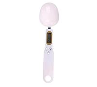 JINGYAN Bilance da cucina digitali Electronic Kitchen Scale LCD Digital Measuring Flour Digital Spoon Scale Mini Kitchen Tool for Milk Coffee Scale(White)
