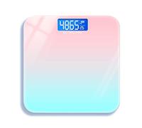 JINGYAN Bilance pesapersona digitali 180KG Gradients Pink Color Bathroom Scales Floor Digital Scale Body Weight Glass LED Smart Electronic Balance