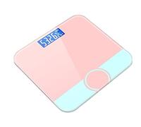 JINGYAN Bilance pesapersona digitali Floor Body Scale Bath Scales Digital Weight Glass Smart Electronic LCD Display Weighing(Pink)