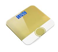 JINGYAN Bilance pesapersona digitali Floor Body Scale Bath Scales Digital Weight Glass Smart Electronic LCD Display Weighing(Gold)