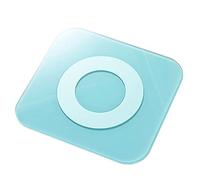 JINGYAN Bilance pesapersona digitali Household Small Electronic Green Weight Scale Student Dormitory Health Weighing Adult Body Bedroom Living Room(Rechargeable)