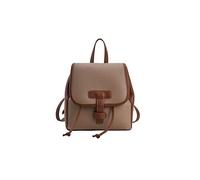 JINGYAN Borse a zainetto da donna Zaino da donna, sacchetto di scuola di viaggio semplice, borsa femminile di grande capacità(Brown)