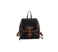 JINGYAN Borse a zainetto da donna Zaino da donna, sacchetto di scuola di viaggio semplice, borsa femminile di grande capacità(Schwarz)