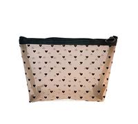 JINGYAN Borse da toilette Casual Zipper Toiletry Wash Bags Make Up Mesh Makeup Storage Pouch Women Travel Cosmetic Bag