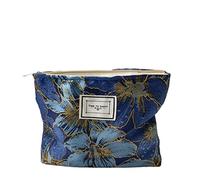 JINGYAN Borse da toilette Cosmetic Bag Hit Color Large Capacity FemaleCanvas Finishing Storage