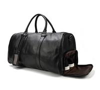 JINGYAN Borsoni da viaggio Natural Cow Skin Travel Bags Waterproof Men Leather Overnight Bags Hand Luggage Men Male Weekend Bag Business Man
