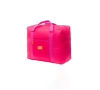 JINGYAN Borsoni da viaggio Portable Travel Bags Folding Unisex Large Capacity Women Hand Luggage Business Trip WaterProof(Pink)