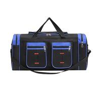 JINGYAN Borsoni da viaggio Travel hand Bags Multi-Pocket Duffle Storage Handbag Luggage(Blue)