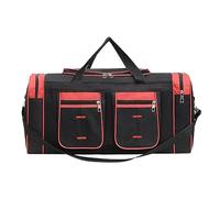 JINGYAN Borsoni da viaggio Travel hand Bags Multi-Pocket Duffle Storage Handbag Luggage(Rouge)