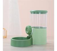 JINGYAN Bottiglia d'Acqua per Cani 1.2L Large Capacity Small Dogs Food Water Bottle Hangable Puppy Automatic Feeding Bottles Pet Cat Cage Hanging Water Bottle(Green Food)