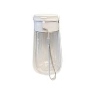 JINGYAN Bottiglia d'Acqua per Cani Foldable Dog Water Bottle Leak Proof for Walking Hiking Travel Outdoor Walking White/Blue Outdoor Walking(White)