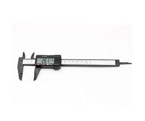 JINGYAN Calibri a corsoio Plastic Fiber Vernier Calipers Micrometer Digital Display Measuring Instruments for Installation Renovation Work(Schwarz)