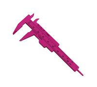 JINGYAN Calibri a corsoio Plastic Vernier Caliper Aperture Depth Diameter Measure Tool Woodworking Metalworking Micrometer(Purple)