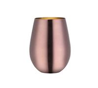 JINGYAN Calici da acqua 500ml Stainless Steel Beer Mugs Gold Wine Tumbler Cups For Cocktail Coffe Cup Metal Drinking Mug for Bar Drinkware Coffee(Pink)