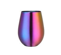 JINGYAN Calici da acqua 500ml Stainless Steel Beer Mugs Gold Wine Tumbler Cups For Cocktail Coffe Cup Metal Drinking Mug for Bar Drinkware Coffee(Blue and purple)