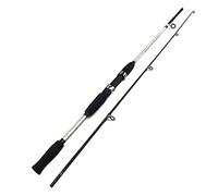 JINGYAN Canne da pesca 1.5M .8M Casting Spinning Ultra Light Boat Lure Fishing Rod(White,1.8 m)