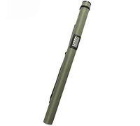 JINGYAN Canne da pesca Fly Fishing Rod Case Multi Color Durable Carbon Tube for 9FT Rods(Green)