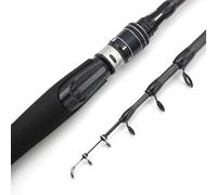 JINGYAN Canne da pesca Light Telescopic Fishing Rod Spinning Lure Weight 1-5g beginners Catch small fish pole(Spinning Rod,192cm)