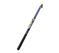 JINGYAN Canne da pesca Rock Fishing Rod Small FRP Soft Tail Portable Telescopic Short Joint Long Range Vara De Pesca Canne a Peche(Blue,1.5M)