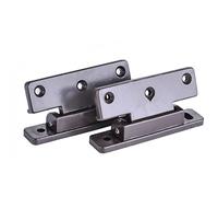 JINGYAN Cardini per porte Plastic Spring Hinges Hidden Flat Mount for Wardrobe Cabinet Door Joint Connector Furniture Hardware