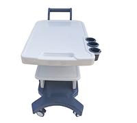 JINGYAN Carrelli portaoggetti da cucina 3 Holes Mobile Trolley Cart for Ultrasound Imaging Scanner System with Handle Caster