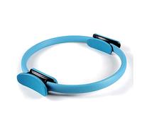 JINGYAN Cerchi Fitness Yoga Ring Kit Professional Pilates Muscle Exercise Magic Circle Wrap Slimming Body Building Fitness Accessories(Blue)