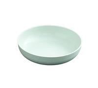 JINGYAN Cesto di frutta e piatto di frutta Round Shape Practical Solid Food Plate Dish Reusable Dinner Dish Easy Cleaning Kitchen Supplies1pc(Green)