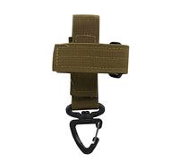 JINGYAN Cinture per utensili Belt Hanging Buckle Glove Hook-Tactical Anti-lost Belts Rope for Carrier Hook(Khaki)