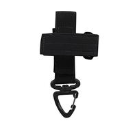 JINGYAN Cinture per utensili Belt Hanging Buckle Glove Hook-Tactical Anti-lost Belts Rope for Carrier Hook(Schwarz)