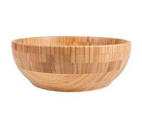 JINGYAN Ciotole Bamboo Bowl Simple And Durable Food Salad Storage Tableware Bowl Household Bamboo Bowl Salad Bowl.
