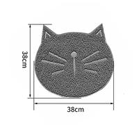 JINGYAN Ciotole per Cani Heightened Cat Dog Ceramic Anti-Choking Slow-Food Bowl Neck Slow-Feeder Anti-Skid Anti-overturning Small Dog Plate(Placemat-2)