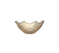 JINGYAN Ciotole Quadri a Quattro Stelle Trasparente Trasparente Snack Bowl Home Soggiorno Tavolino Tavolo da caffè Decorazione Creativa Stoviglie da Cucina(Fruit Pot B)
