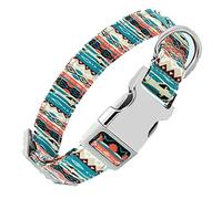 JINGYAN Collari Personalized Small Medium Large Dog Cat Collar Custom Engraved Name ID Adjustable Nylon Puppy Collars Pug Dogs Collars