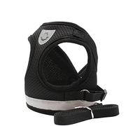 JINGYAN Collari Standard per Cani Dog Harness And Leash Set for Small Medium Dog Breathable Mesh Harness Bulldog Harness Vest Pet Walking(C)