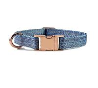 JINGYAN Collari Standard per Cani Metal Buckle Dog Collar, Durable Adjustable Personalized Pet Collar Soft for Small Medium Large Dogs Engraved ID Tag Nameplate