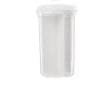 JINGYAN Contenitori per cereali Divided Sealed Moisture-proof Transparent Rotating Kitchen Water Tank Barrel Rice Storage Grain Cereal Box