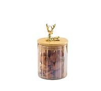 JINGYAN Contenitori per la conservazione del caffè Sealed Glass Sugar Jar Nuts Coffee Beans Grain Storage Jar Glass Tea Jar Kitchen Food Storage Container Bottle Jar
