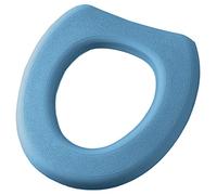 JINGYAN Copriwater Morbido coprisedile Impermeabile per WC Adesivo per Cuscino Inverno Caldo Bagno Protezione per Sgabello Accessori per Il Bagno(Blue)