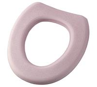 JINGYAN Copriwater Morbido coprisedile Impermeabile per WC Adesivo per Cuscino Inverno Caldo Bagno Protezione per Sgabello Accessori per Il Bagno(Pink)