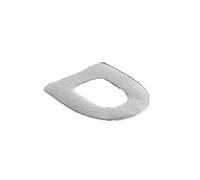 JINGYAN Copriwater Seggiolino per la Toilette Addensato Elastico a Forma di U Cuscino per Sedile per Uso Domestico(Light Gray)