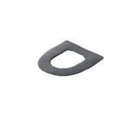 JINGYAN Copriwater Seggiolino per la Toilette Addensato Elastico a Forma di U Cuscino per Sedile per Uso Domestico(Dark Gray)