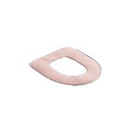 JINGYAN Copriwater Seggiolino per la Toilette Addensato Elastico a Forma di U Cuscino per Sedile per Uso Domestico(Pink)